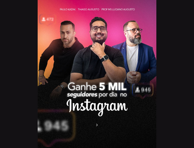 Ganhe 5 mil Seguidores por dia no Instagram